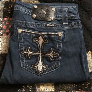Miss Me jeans size 33” X 34” EUC